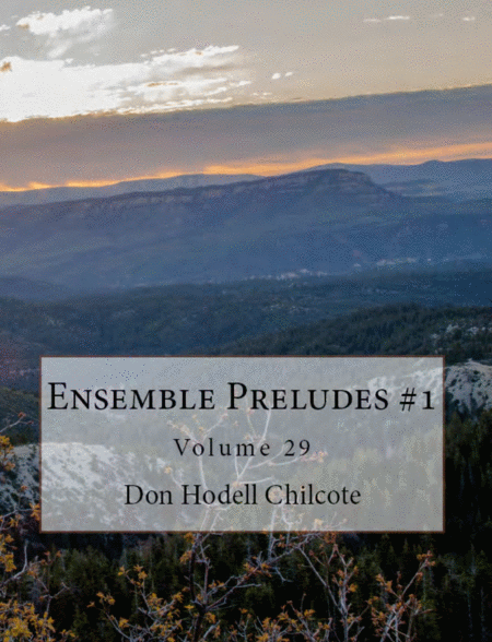 Free Sheet Music Ensemble Preludes 1 Volume 29