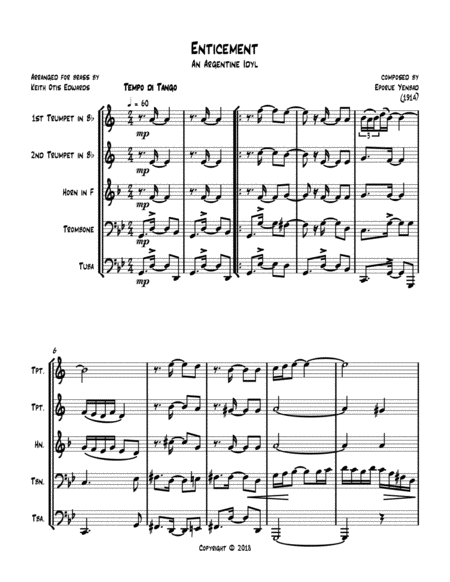 Enticement Sheet Music