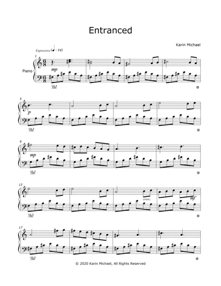 Entranced Sheet Music