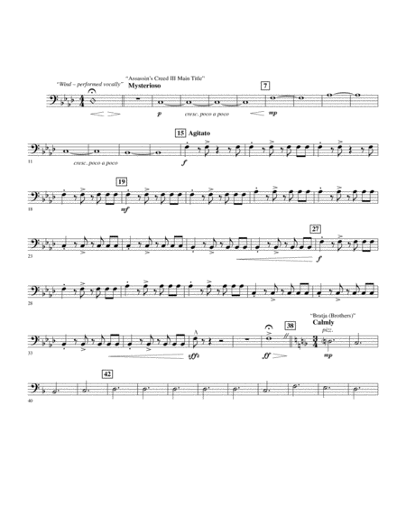 Epic Gaming Themes String Bass Sheet Music