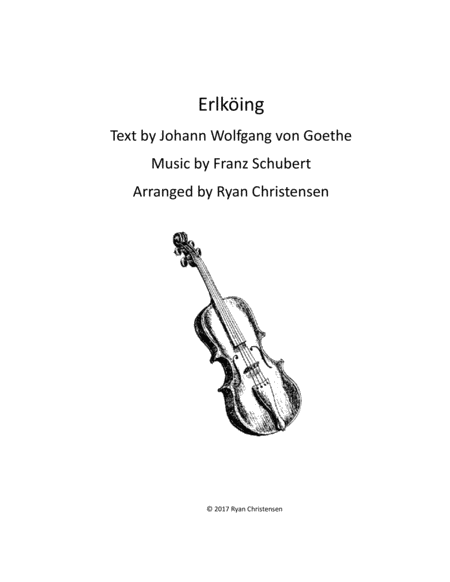 Erlkoing Sheet Music