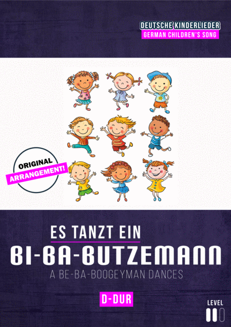 Free Sheet Music Es Tanzt Ein Bi Ba Butzemann