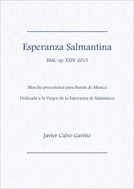 Free Sheet Music Esperanza Salmantina