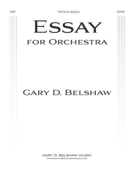 Free Sheet Music Essay For Orchestra