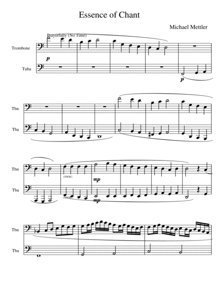 Essence Of Chant Sheet Music