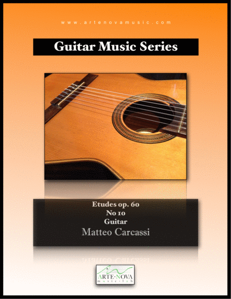 Etude No 10 Opus 60 For Guitar Sheet Music