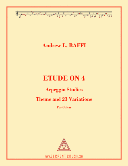 Etude On 4 Sheet Music