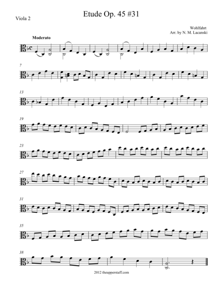 Free Sheet Music Etude Op 45 31