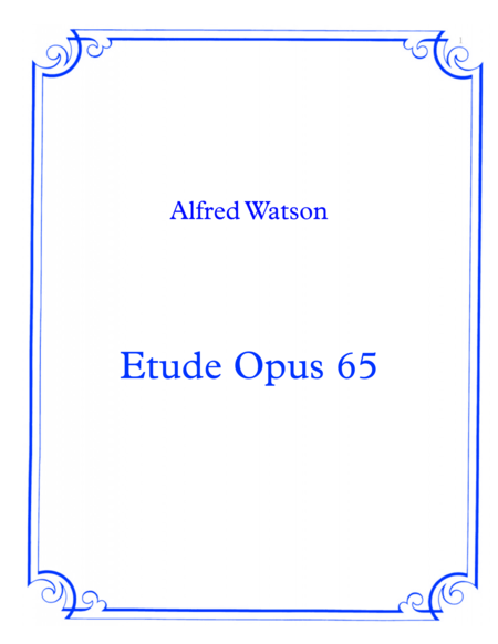 Free Sheet Music Etude Opus 65