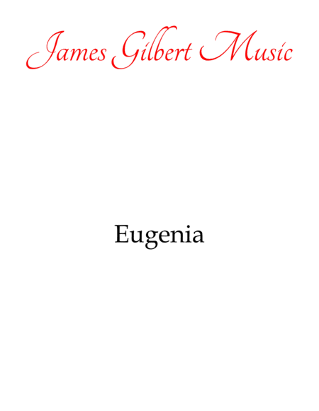 Free Sheet Music Eugenia Joplin