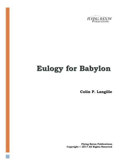 Eulogy For Babylon Sheet Music