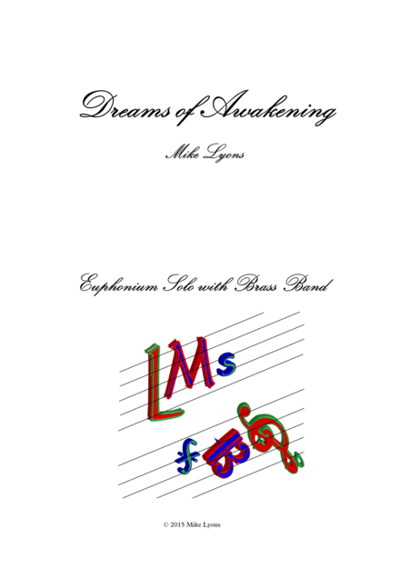 Free Sheet Music Euphonium Solo Dreams Of Awakening