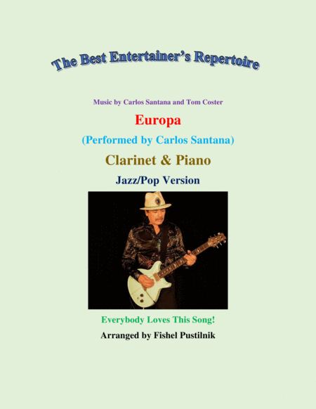 Free Sheet Music Europa By Santana For Clarinet And Piano Video