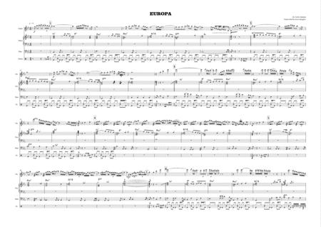 Free Sheet Music Europa