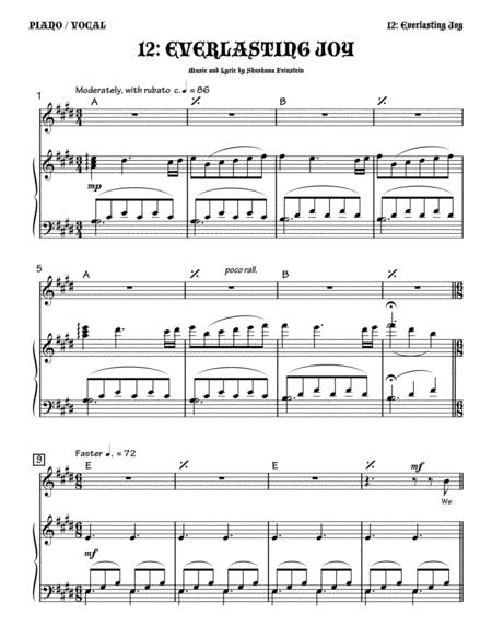 Free Sheet Music Everlasting Joy