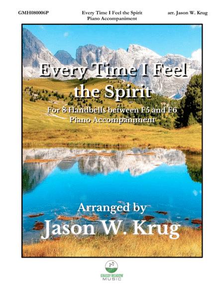 Free Sheet Music Every Time I Feel The Spirit Piano Accompaniment For 8 Bell Version