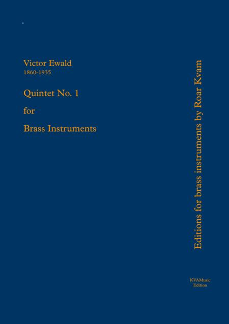 Free Sheet Music Ewald Quintet No 1 For Brass Instruments