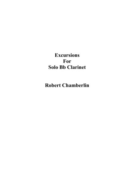 Excursions For Solo Bb Clarinet Sheet Music