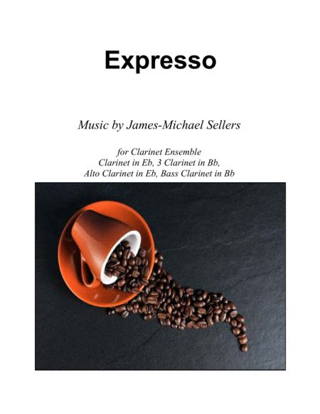 Free Sheet Music Expresso For Clarinet Choir