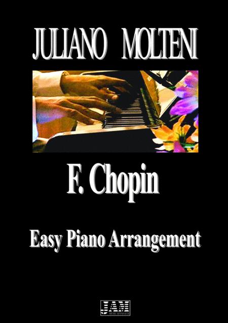 F Chopin Easy Piano Arrangement Sheet Music