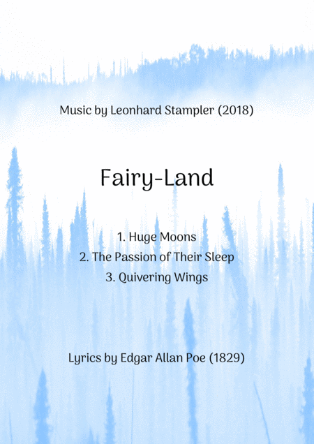 Free Sheet Music Fairy Land