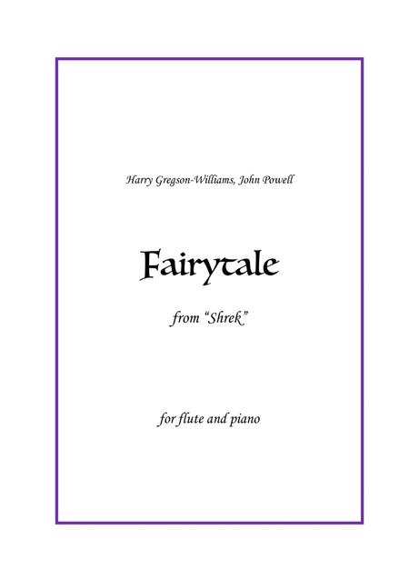 Fairytale Opening Shrek Flute Sheet Music