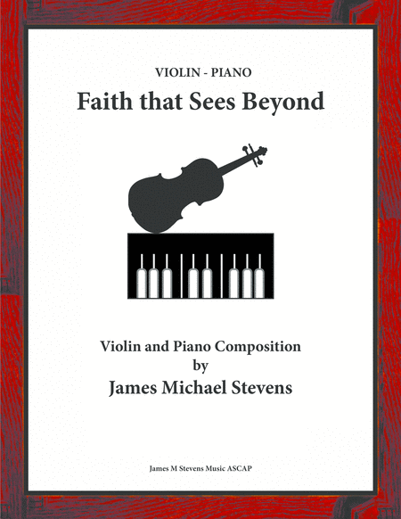 Faith That Sees Beyond Violin Piano Sheet Music