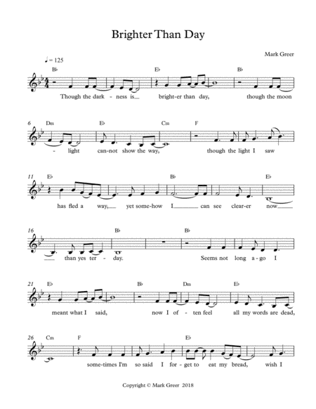 Faith To Believe Piano Track Sheet Music