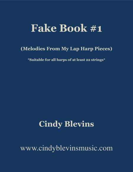 Free Sheet Music Fake Book 1 80 Pages Of Melodies And Chords For Your Harp