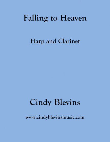 Falling To Heaven For Harp And Bb Clarinet Sheet Music