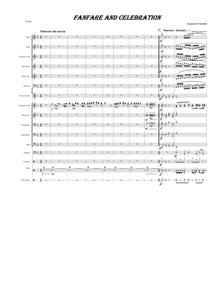 Fanfare And Celebration Sheet Music