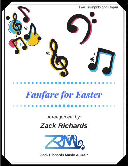 Fanfare For Easter For Trumpet Duet And Organ Sheet Music