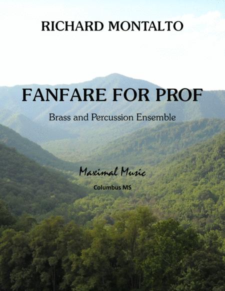 Fanfare For Prof Sheet Music