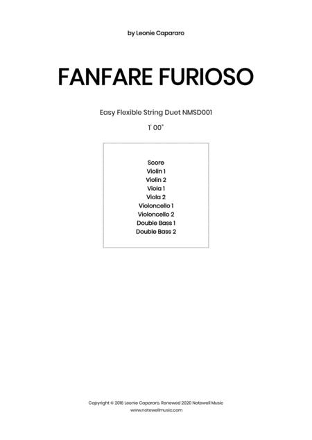 Fanfare Furioso Flexible String Duet Sheet Music