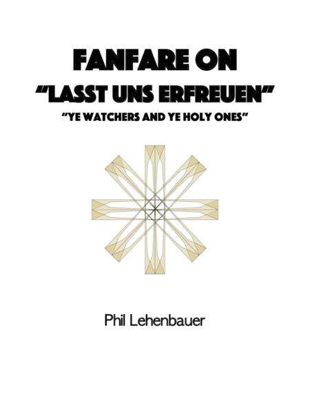 Fanfare On Lasst Uns Erfreuen Organ Work By Phil Lehenbauer Sheet Music