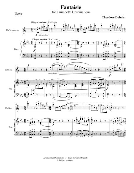 Free Sheet Music Fantaisie For Trumpet