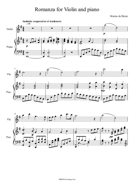 Fantasia And Chorale In E Sheet Music