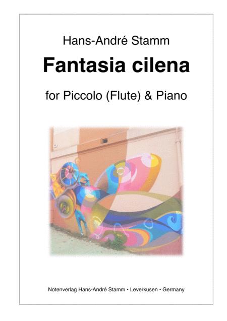 Fantasia Cilena For Flute Piccolo And Piano Sheet Music