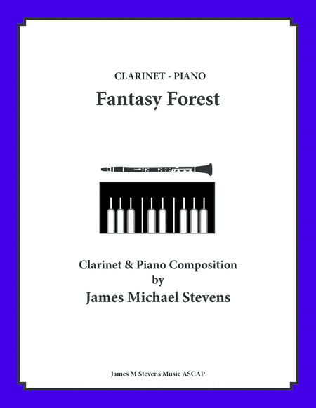 Fantasy Forest Clarinet Piano Sheet Music