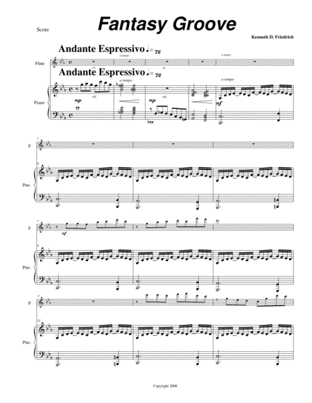 Fantasy Groove Sheet Music