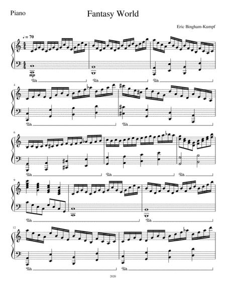 Fantasy World Sheet Music