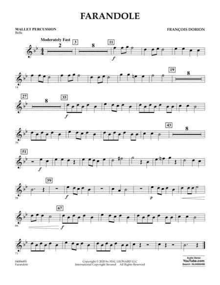 Farandole Mallet Percussion Sheet Music