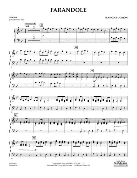 Farandole Piano Sheet Music