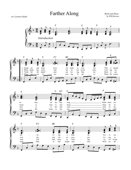 Farther Along Sheet Music