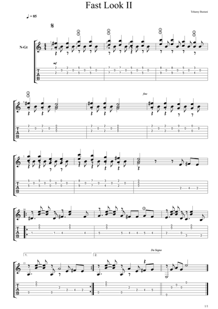 Fast Look Sheet Music