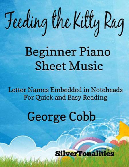 Free Sheet Music Feeding The Kitty Rag Beginner Piano Sheet Music