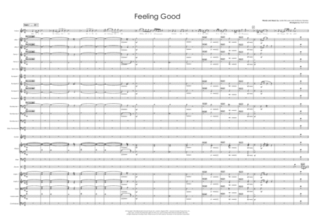 Feeling Good Female Vocal With Big Band And Strings Sheet Music