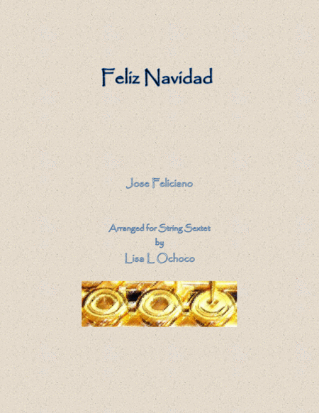 Free Sheet Music Feliz Navidad For String Sextet