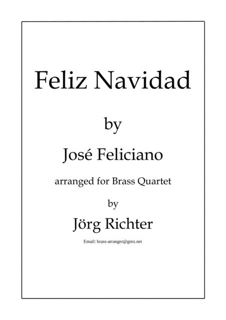 Feliz Navidad Fr Blechblser Quartett Sheet Music