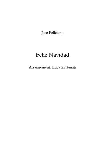 Feliz Navidad Latin Sheet Music